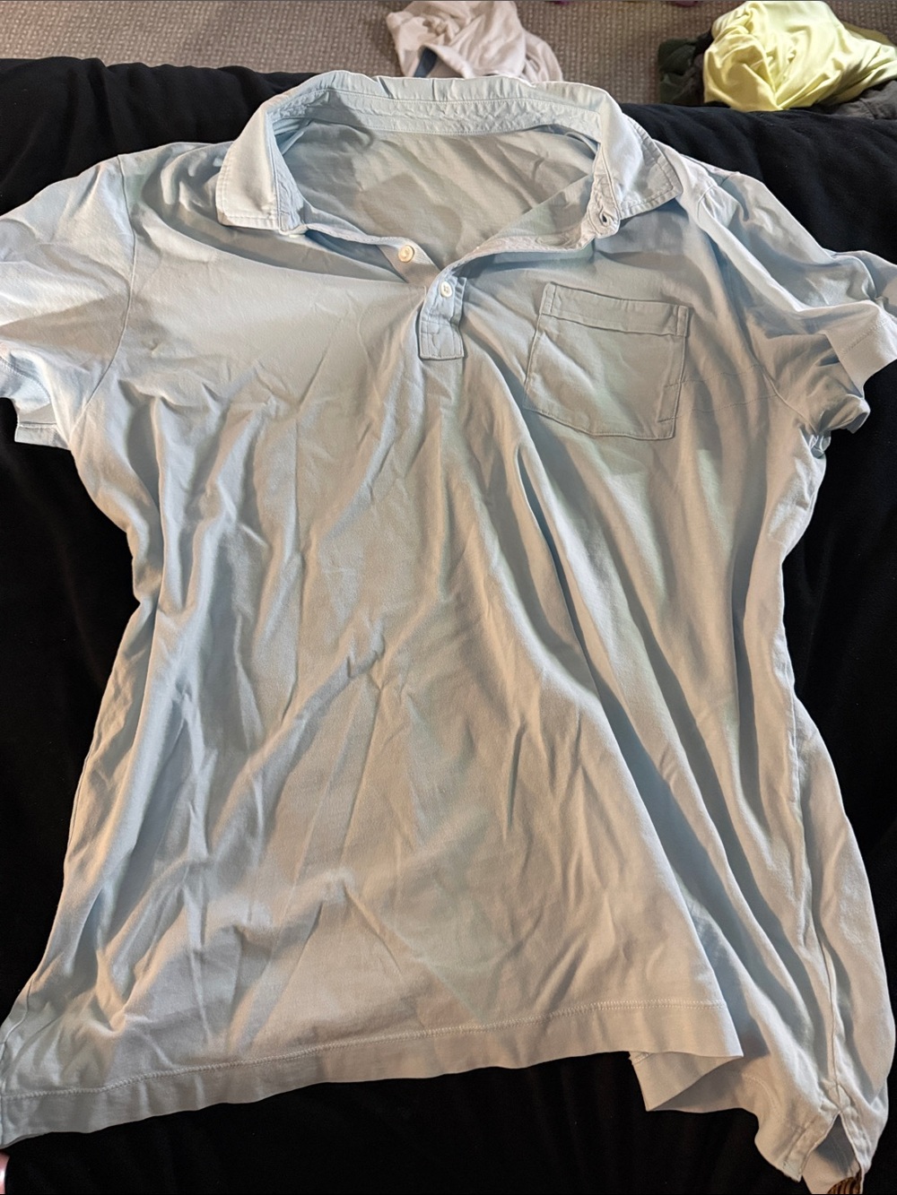 Billy Reid Light Blue Polo Shirt